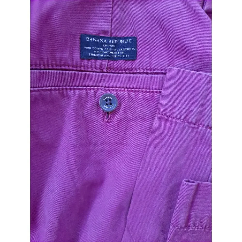 Banana Republic‎ Salmon Chino Pants Size 36x34